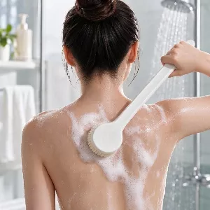 샤워 바디브러쉬 목욕솔, 일본바디브러쉬, 화이트, 1개